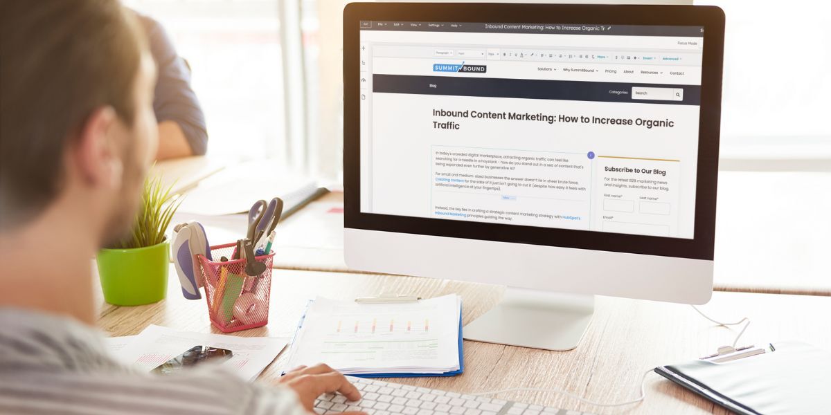 Inbound Content Marketing: How to Increase Organic Traffic